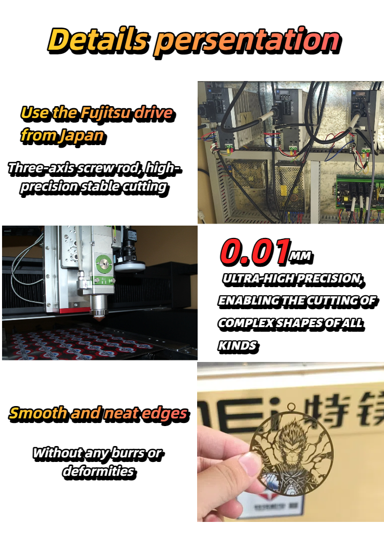 Ultra Fast Fiber Laser Cutting Equipment 1500W Small Fiber Laser Cutter Energy Saving