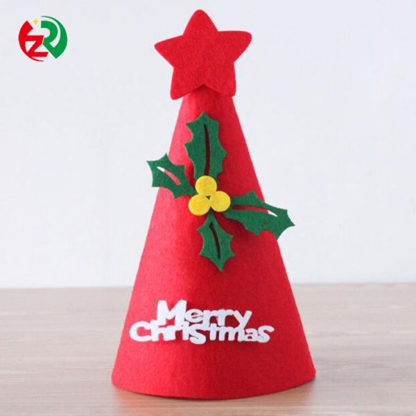 Felt Handmade Christmas Hat Mini Christmas Ornaments For Decoration