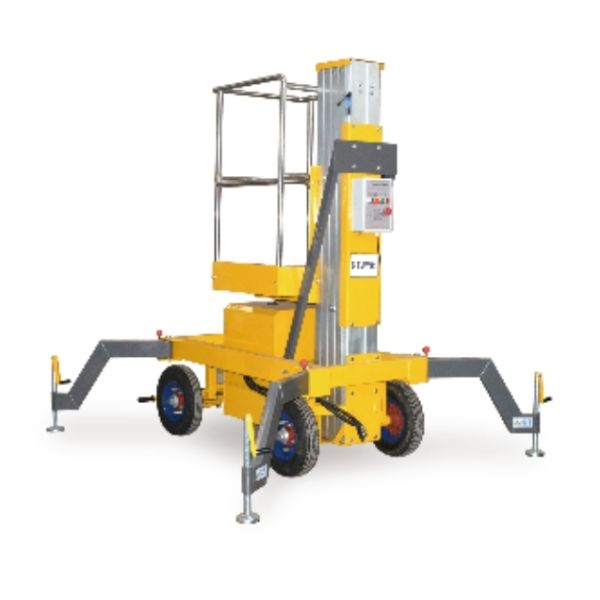 Compact and Lightweight Vertical Mast Lifts for Indoor Aerial Maintenance