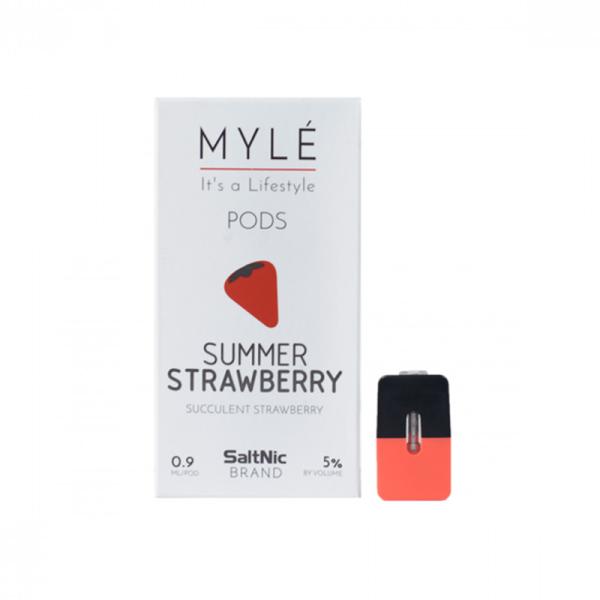 Factory oem e-cigarette accessories 0.9ml empty Myle pods for Myle flat Vape device
