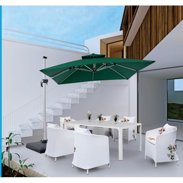ODM OEM Big Size Square Patio Umbrella Large Solar Umbrella Outdoors Hotel Garden Sunshades Beach Led