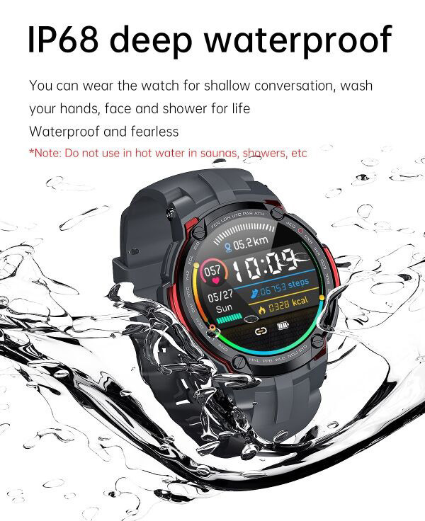 режимы датчика температуры 70 тела Smartwatch кислорода крови 1.28inch ECG
