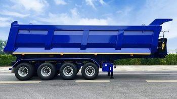 Africa Heavy-Duty Dump Truck Semi Trailer: Engineered for Efficient Transportation and Unloading of Bulk Materials and Waste