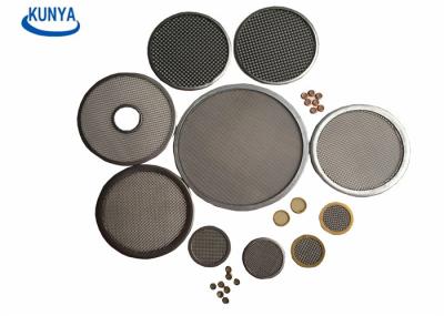 O fio orlarado 80 100 150 300 de aço inoxidável Mesh Sintered Filter Disc perfurou