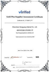 Shenzhen Hengyang Optical Co., Ltd. Сертификации