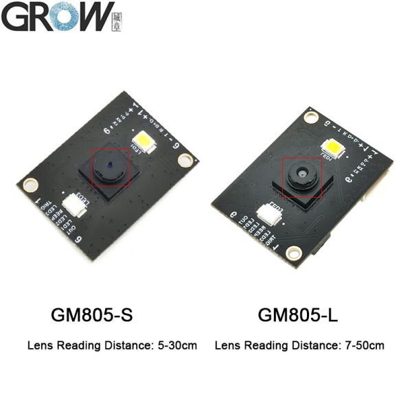 GROW GM805 серии DC5V USB/TTL232 Интерфейс 1D/2D QR Barcode Reader PDF417 Модуль сканера штрих-кодов для Arduino Windows Android