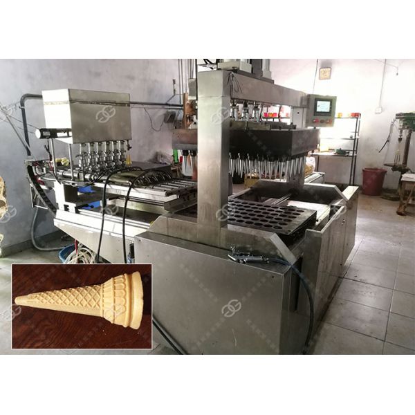 Professional Automatic Ice Cream Cone Machine Ice Cream Biscuit Machine For Cone Business