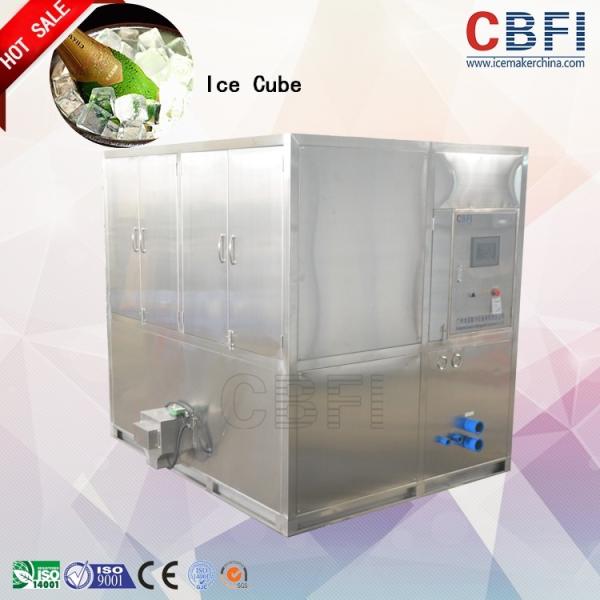 1000 ~ cubo de gelo 20000Kgs/24H industrial que faz a máquina, máquinas dos fabricantes de gelo para a bebida fria