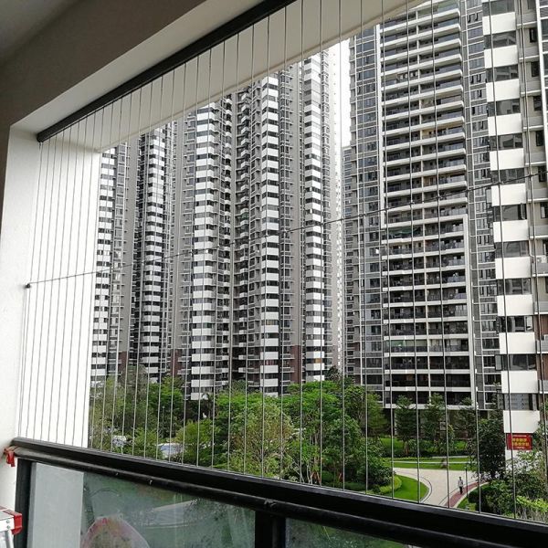Windows Invisible Safety Grill Vertical Horizontal Opening Direction Aluminum Colour Black Milk White Grey Ideal for Secure Building Protection