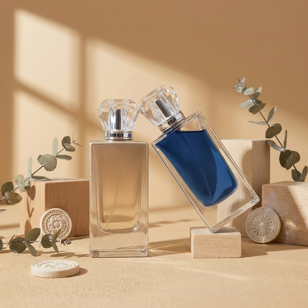 Anding 65ml Rectangle Wholesale Supplier Premium Refillable Spray Luxury Custom Design Empty Glass Perfume Bottle