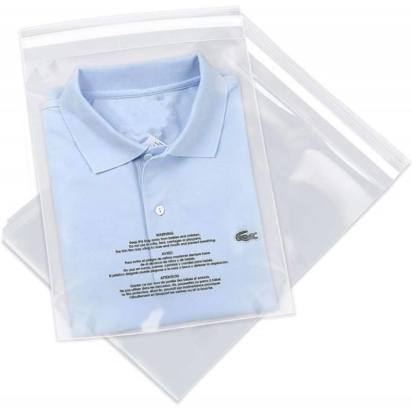 Waterproof ODM Recycle Clothes Bag PE PP CPE OPP