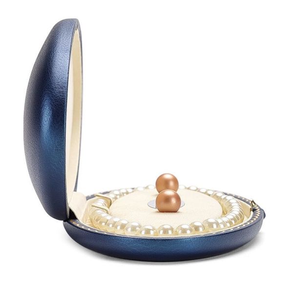 Custom Microfiber PU Leather Jewelry Stud Earrings Storage Box