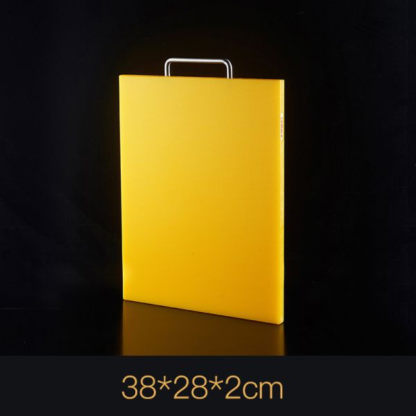 Kitchen Plastic PE Meat Fruit Antibacterial Cutting Board With Handle