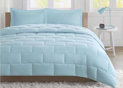Seersucker Warm Queen Size Down Comforter , Summer Weight Down Comforter