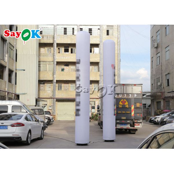 0.63x5mH  Inflatable LED Light Columns For Events / Stage Decoration