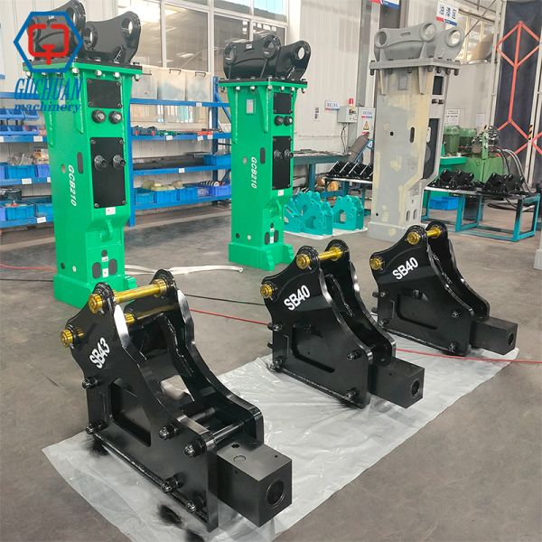 Triangle Side Type SB43 Hydraulic Breaker For 6-9 Ton Excavators
