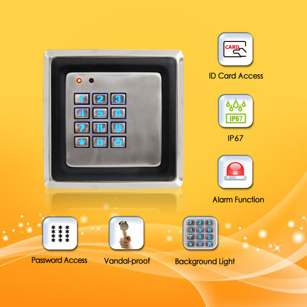 Автономное управление доступом читателя карты кнопочной панели