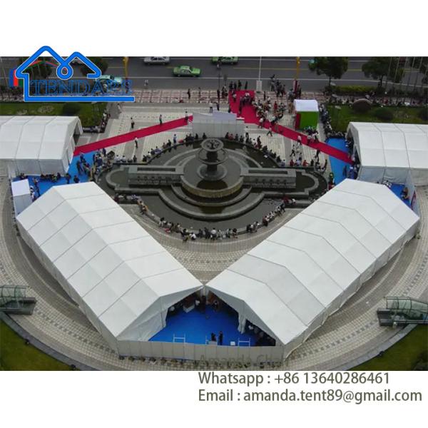 OEM Modern Event Marquee Tent Large Easy Up Tent Multipurpose Canopy Tent Installation