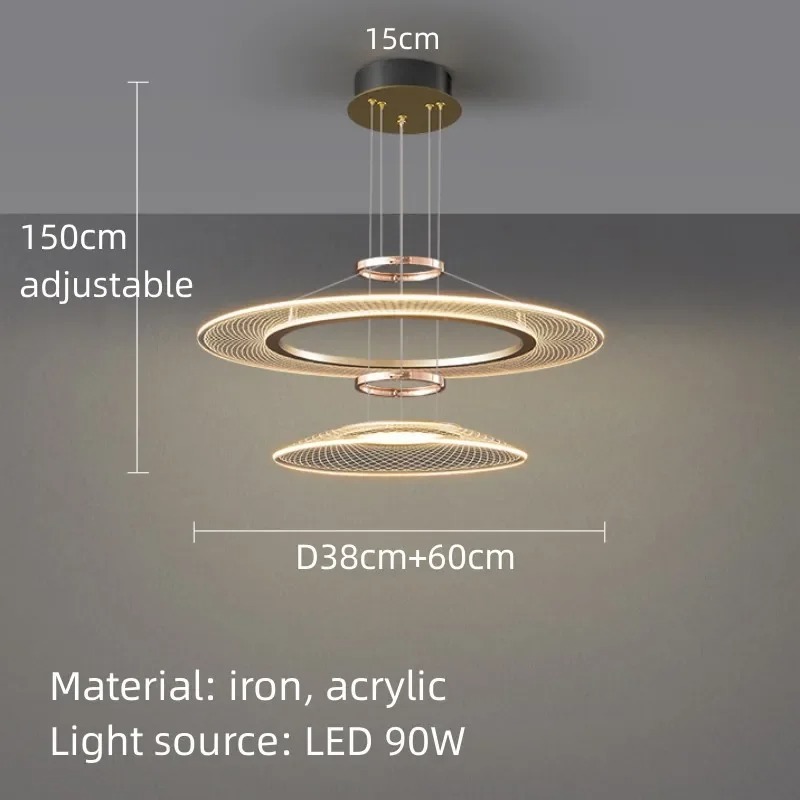 Villa Dining Pendant Light Bedroom Ceiling Home Decor Lustre Lighting Fixtur(WH-NC-163)
