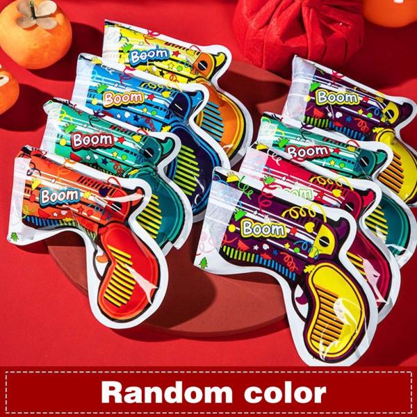 Automatic Inflatable Fireworks Gun Toy Aluminum Film Birthday Wedding Hotel New Year Party Atmosphere Metallic Balloons Gun