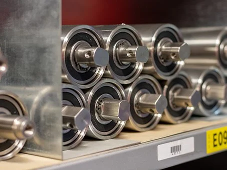 Steel Base Inlaid Graphite Bearings High Temperature For Winder Support / Crane Support