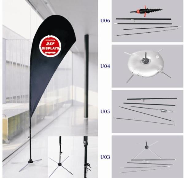 Outdoor Advertising Beach Banner Flags Feather Flag Signs For Tradeshow