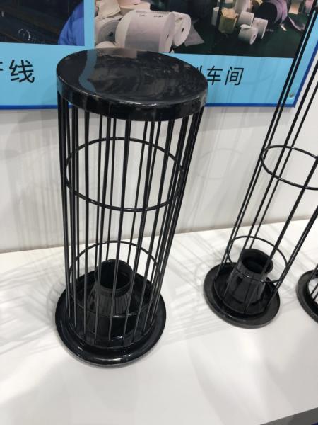 Oval Dust Collector Cages Vertical Lifting Cartridge Installation
