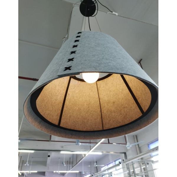 Ceiling Decor Eco PET Acoustic Lighting for Home Decoration Sound Absorption