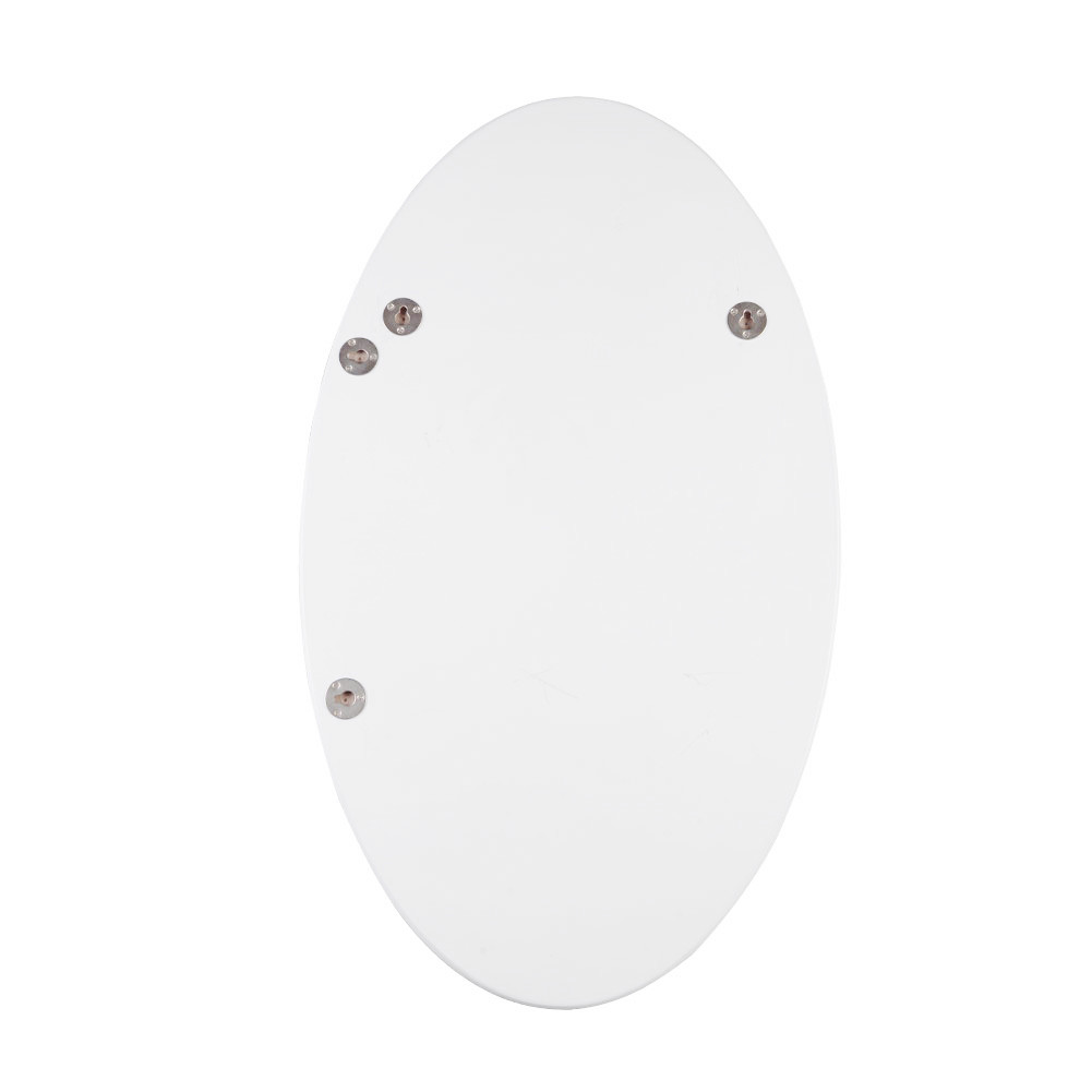 Прочной макияж установленный стеной отражает овальное Frameless зеркало Bathroom