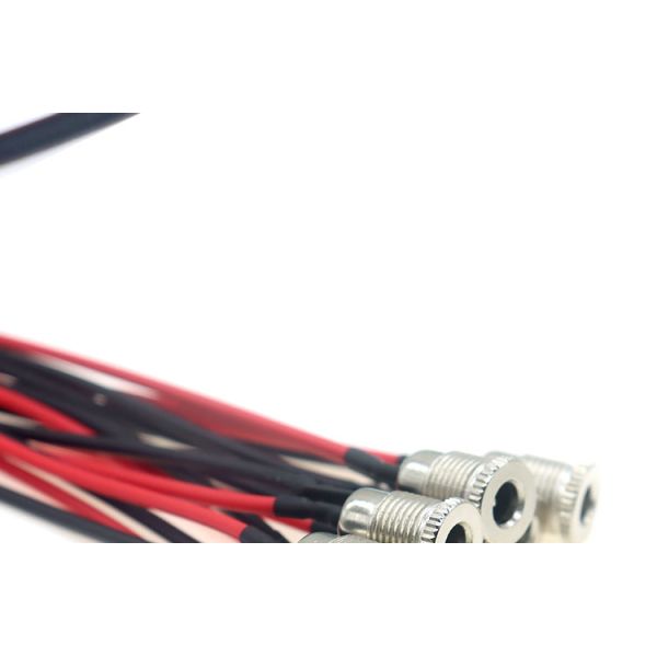 18AWG 10A Metal Threaded Female Socket Mount DC099 5.5x2.1mm 5.5x2.5mm Panel Mount Connector Pigtail DC Power Jack Cable