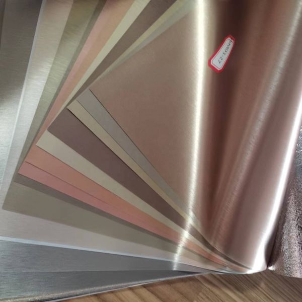 Modern High Glossy Finish DIY Stringy Metallic Film Peel Stick Self-Adhesive Wallpaper for Home Furniture Decoration