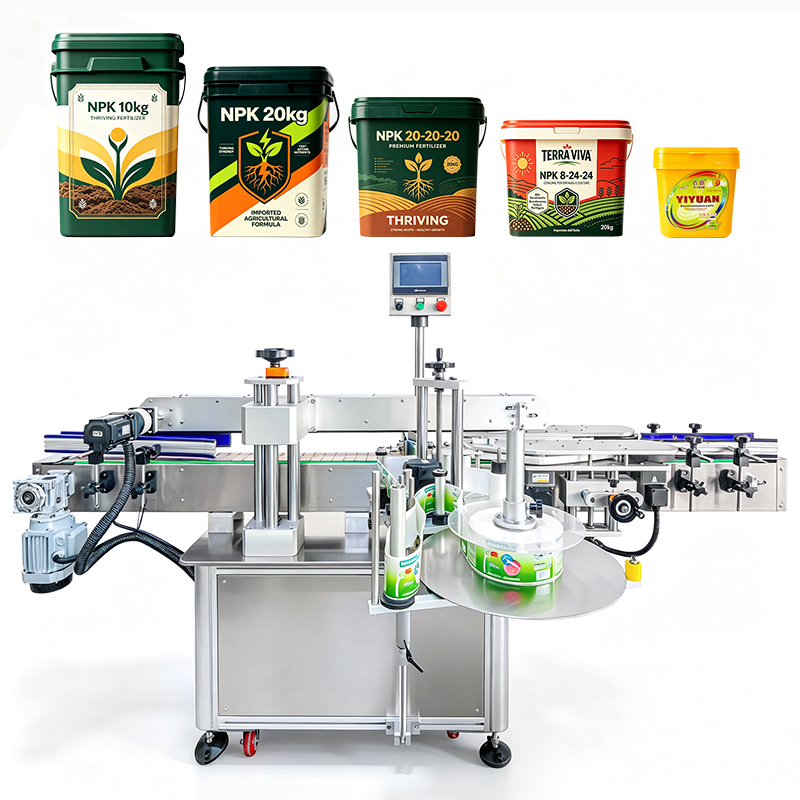 Automatic Packaging Machine Square Bottle Labeling Machines for Olive Oil Honey Label Applicator