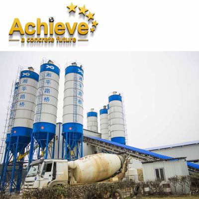 Planta Meo1000 de tratamento por lotes concreta que elimina erros de 60--240 Cbm pela hora 4.1m misturados prontos