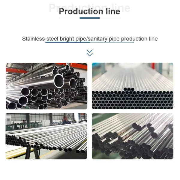 Поверхность труб из нержавеющей стали ярко отполированная нержавеющая сталь 316l 304