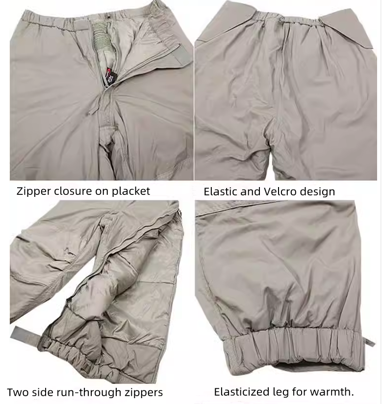 Custom Winter Military Jacket P Cotton Wind and Water Resistant Army Uniform Tactical