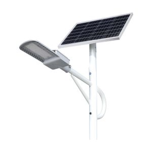 60w télécommande alimentée par l' énergie solaire jardin lumières de rue LED Crépuscule à l' aube lumière de la rue