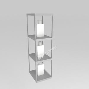 ディスプレイショークラブ グレー 木製ショークラブ キャビネット スペース節約 店舗デザイン ブランドディスプレイ棚