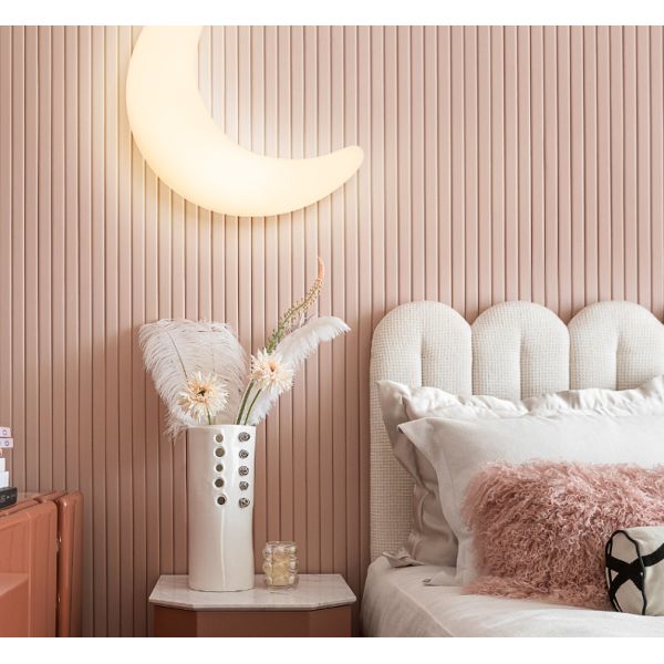 Минималистская лампа исследования ухода за больным спальни предпосылки комнаты детей лампы стены луны