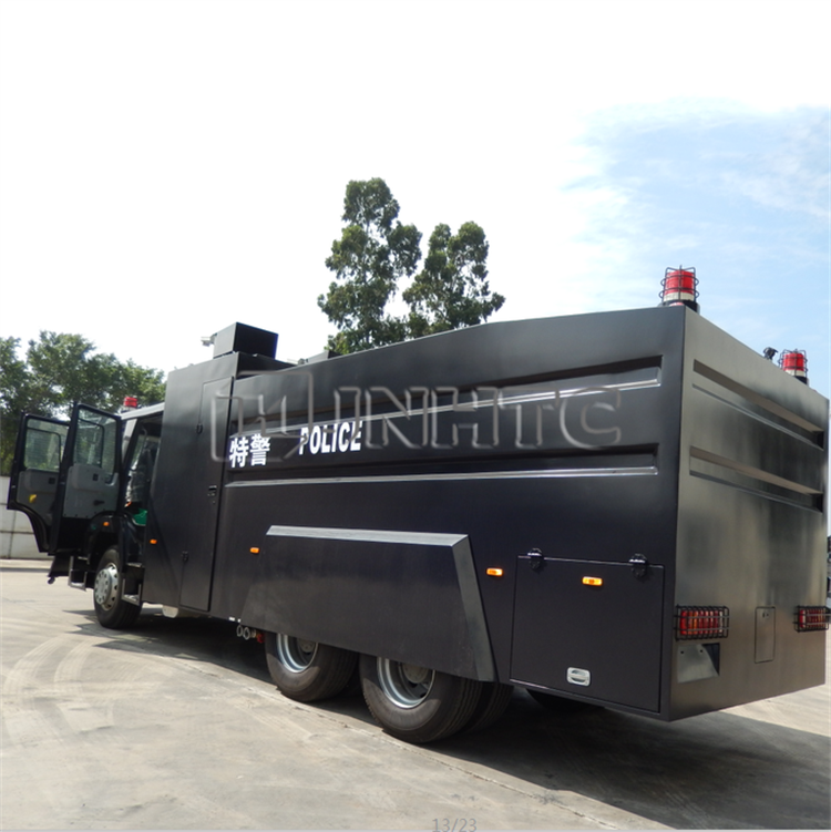 Тележка SINOTRUK мобильная установила корабль бунта Военн Груза Van Тележки Анти- пуленепробиваемый