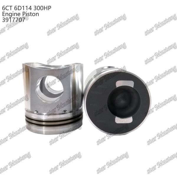 Piston 6CT 6D114 300HP 3917707 55mm Combustion Chamber For Cummins Diesel Engine Repair Parts