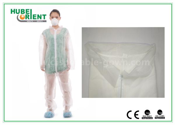 Microporous Fabric Non Woven Isolation Gown , Disposable Patient Exam Gowns