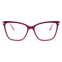 Marco de espectáculo del metal del acetato de Cat Eye Women Computer Glasses