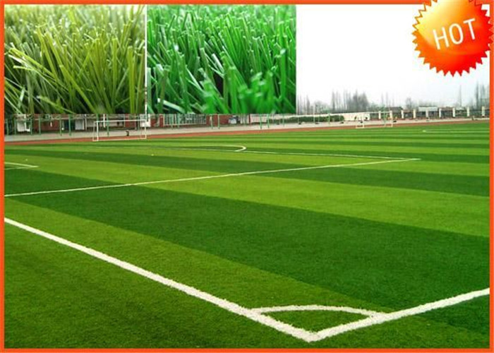 Schools 50mm Soccer / Futsal Field Playground recycled Artificial Grass For Lawns