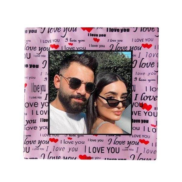 I Love You Polyester Sublimation Pillowcases Personalized Cushion