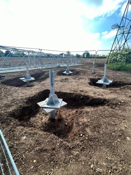 Prefabricated Galvanized Round Or Square,Tubular Or Bar Steel Shafts With Round Helix Plates