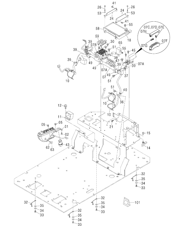 Части экскаватора Хитачи запасные, номер детали 9322519 регулятора насоса ЗС240-3Г МА200-Г ЗС240-3Г