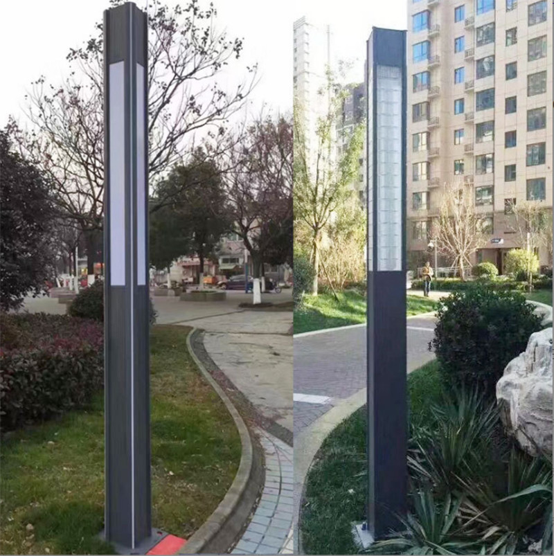 Spot LED Square Landscape Light Post IP65 Solar Garden Light for Park Street Lamp