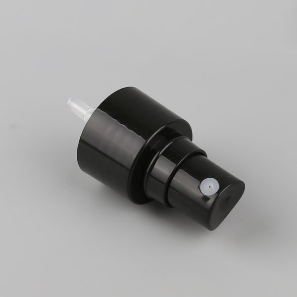 24mm 24 / 410 Black PP Plastic Fine Mist Sprayer Perfume Face Pump For Bottles