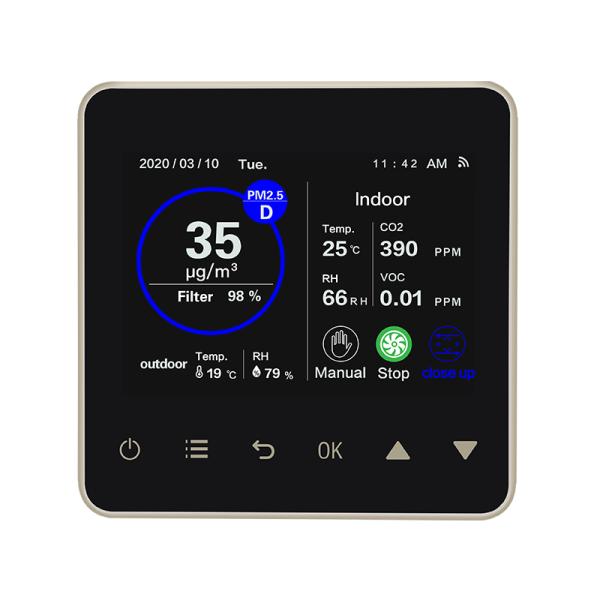 Energy Saving Ventilation Smart HVAC Controller With Real Time Data Acquisition Easy Install