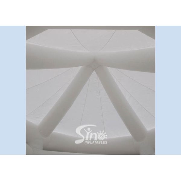 надувной замок свадьбы взрослых товарного сорта 5кс4м белый с верхней частью формы степле